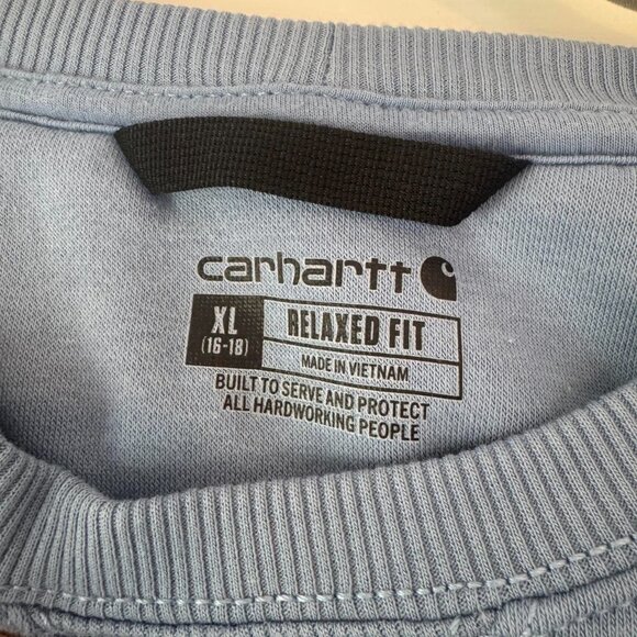 Carhartt Women's Blue Sweatshirt - Picture 4 of 4